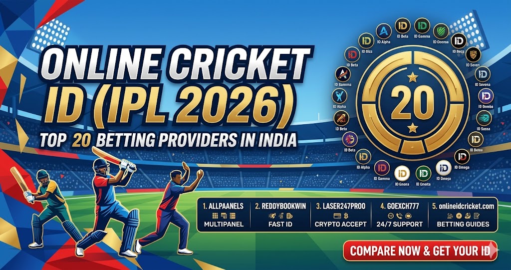 Online Cricket ID (IPL 2026) — Top 20 Betting Providers in India